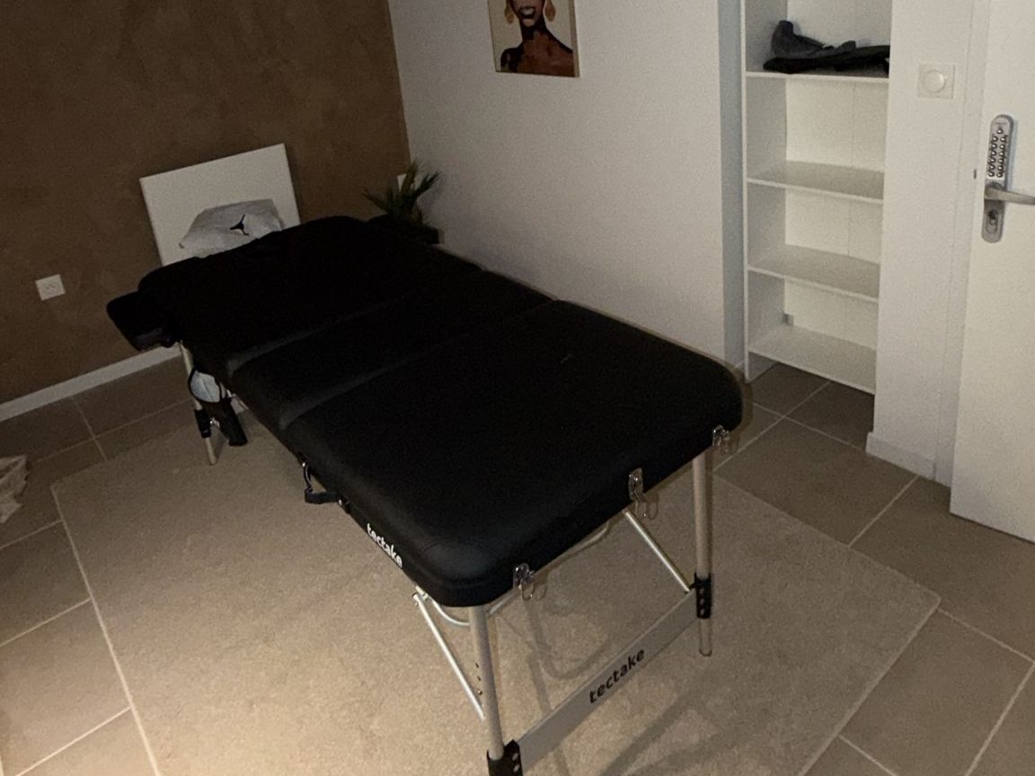 La table de massage installée